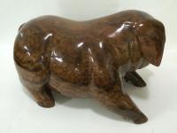 进口樟木雕刻猪3